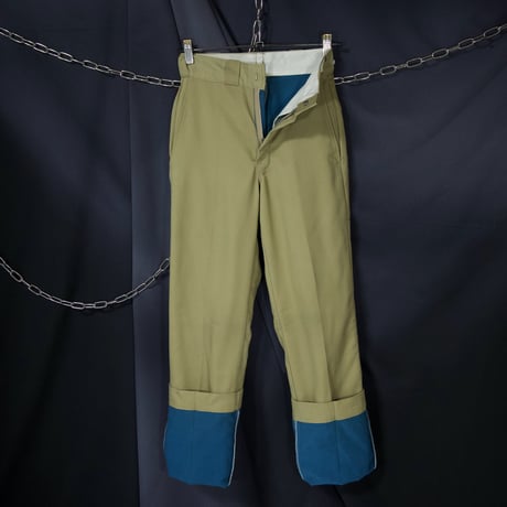 80s Dickies USA made Deadstock Fully Lined Flannel Liner Work Pants