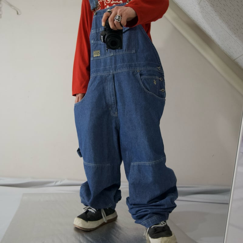 ROCAWEAR DoubleKnee Carpenter Baggy Denim Overa