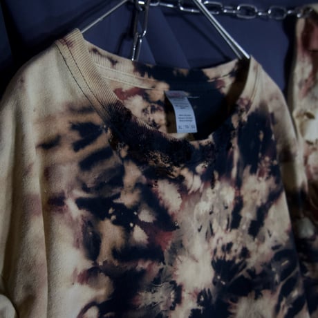 Decadente/Blood Splatter Tie-Dye Patterns Boro,Crush,Damage L/S Tee