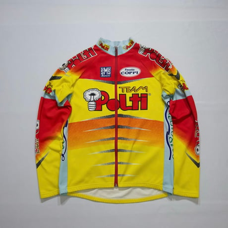 1994~2000s Santini Italy Made Cyber Pop Design Cycling Track Jacket