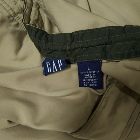 90s c1999 Fall GAP Rool-up 2way Gimmick Polyester Cargo Pants