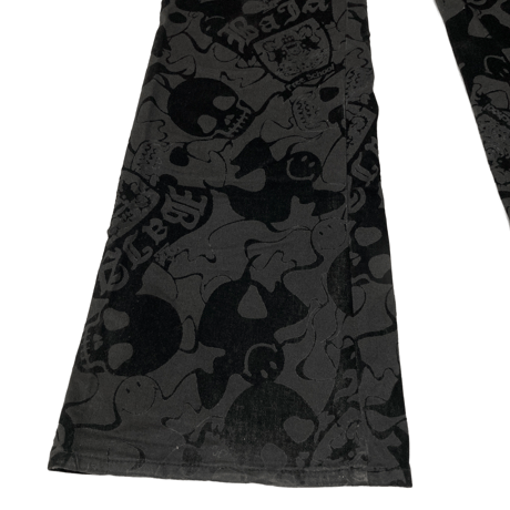 Baja Skull&Smile Semi-Flare Pants