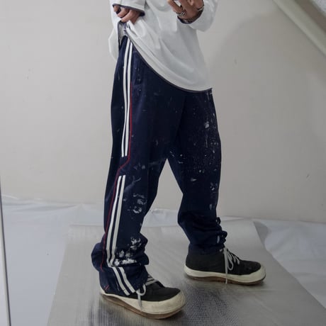 USED Boro Damage Paint Junk Track Pants
