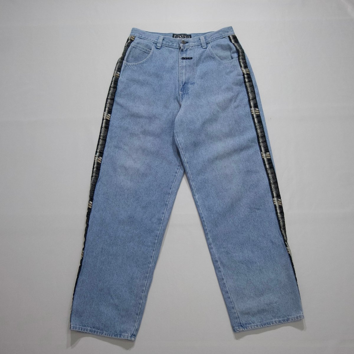 90s BOSS SideLine Baggy Denim Pants | HOW Used/