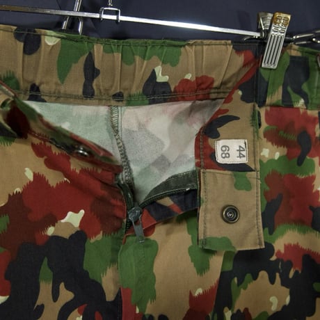 80s~90s Swiss Army Alpen Camouflage M-83 Field Cargo Pants