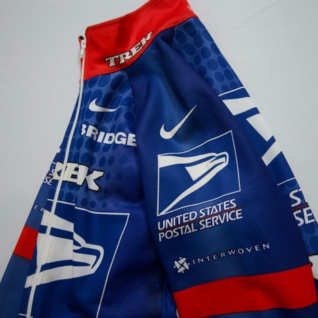 Italy Made TREK Cycling Track Jacket / Sponsor [NIKE,VISA,USPS]