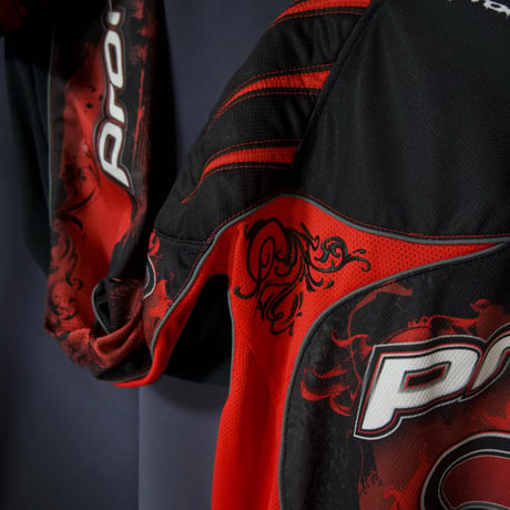 Proto Paint Ball Graphics Embroidery Switching L/S Game Shirts