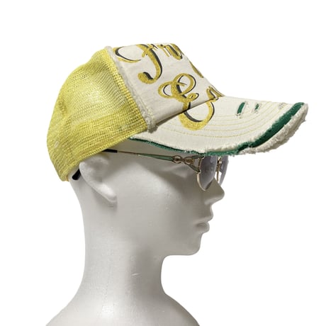 Unknown Y2K Peace Design Mesh Cap
