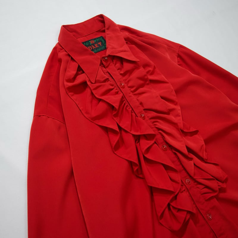 USED Design L/S Frill Shirts | HOW Used/Vintage