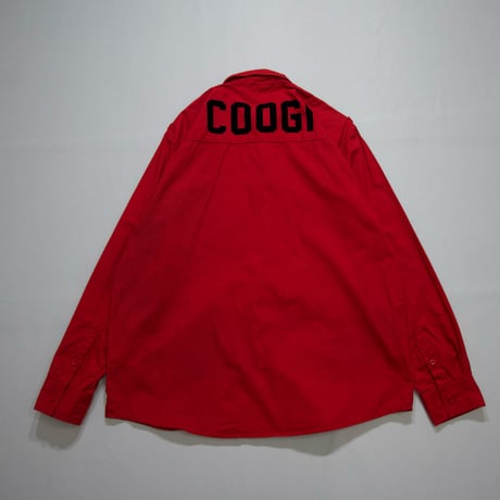 COOGI 2XL Oversized Frocky Print L/S Shirts