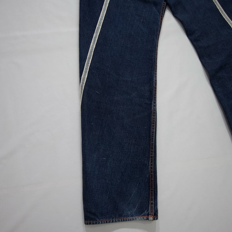 EVISU GENES OSAKA Draping Spiral Selvedge Denim...