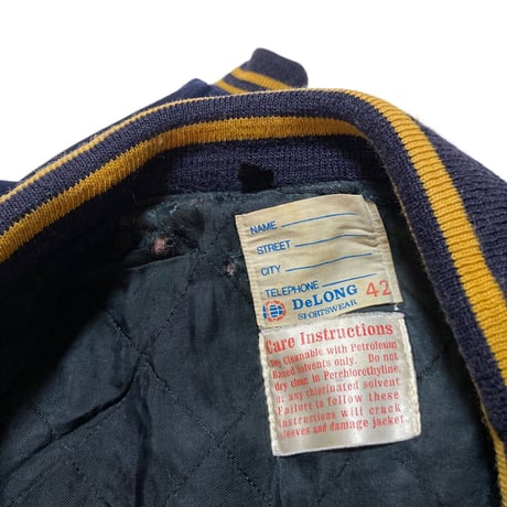 80s Delong Lettered Award Jacket