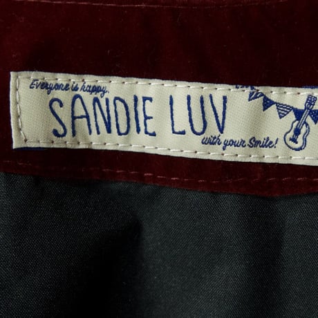 USED Skull Born Hand Embroidery Velor Gown Long Coat