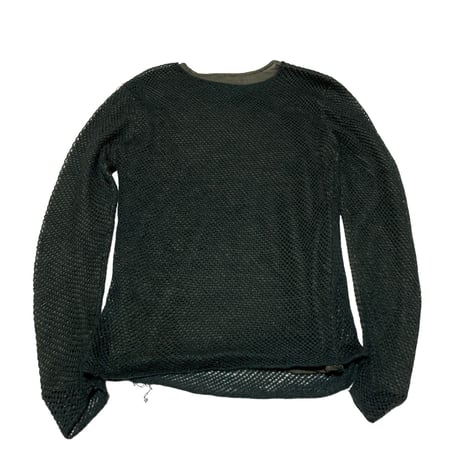 HAMNET Fake Layered FishKnet KnitShirts