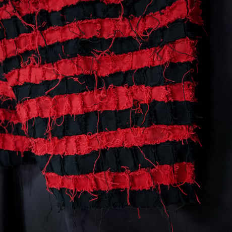 GYAKU_SOU All Hand Sewing  Denim Prisoner Borders Baggy Shorts