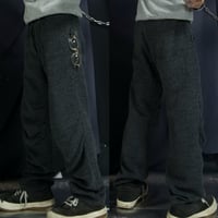 90s beauty beast Mohair×Rayon 3D Cutting Wool Pants