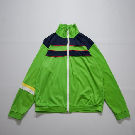 80s ITALY made LimeGreen Track Jacket
