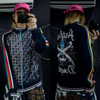 ARTFUL DODGER Skull Embroidery Full Patterns Track Jacket