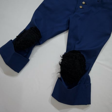 90s Christopher Nemeth Draping Fur Switching Pants