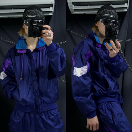 90s~00s PUMA HitUnion Track Suits SetUp Nylon Jacket/Pants