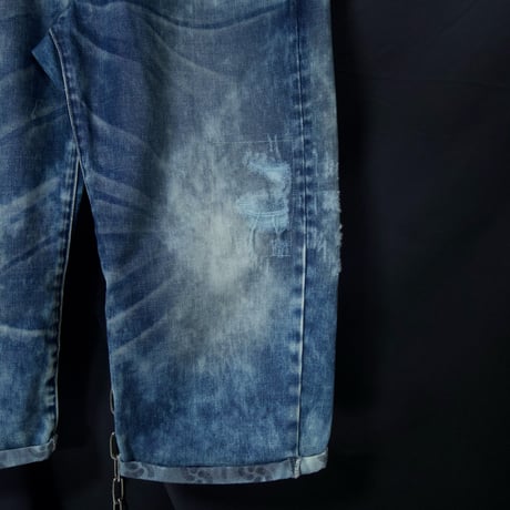 10s G STAR RAW Pharrell Williams Cropped 3D Draping Rugged Wash Denim