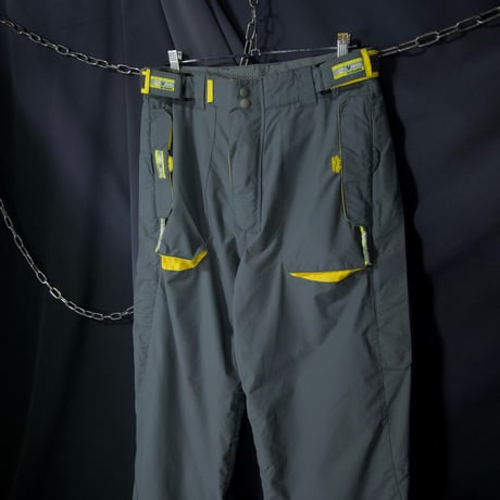 90s Vans “Cyber Color” Gimmick Nylon Snowboard Pants