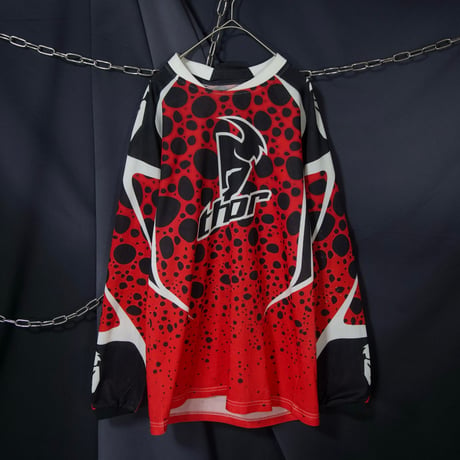 THOR Motor Cycle Dot Full Graphics L/S Game Shirts