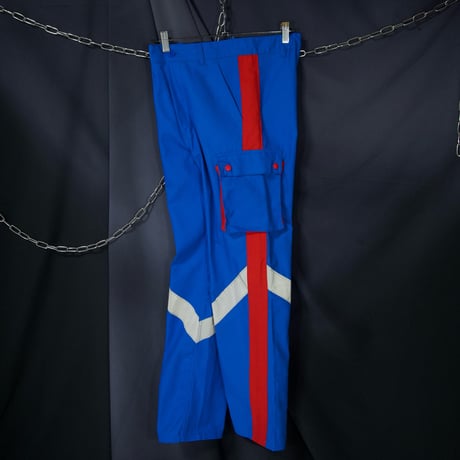 Euro Work Desdstock “DORAEMON ULTLAMAN Color” Reflector Cyber Switching Cargo Pants