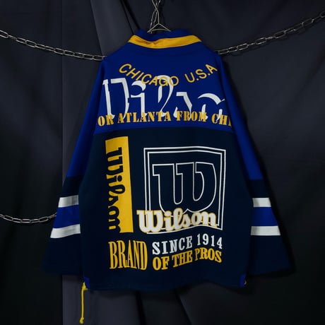 90s Wilson Hit Union Japan made Full Graphics Sweat Track Suits SetUp