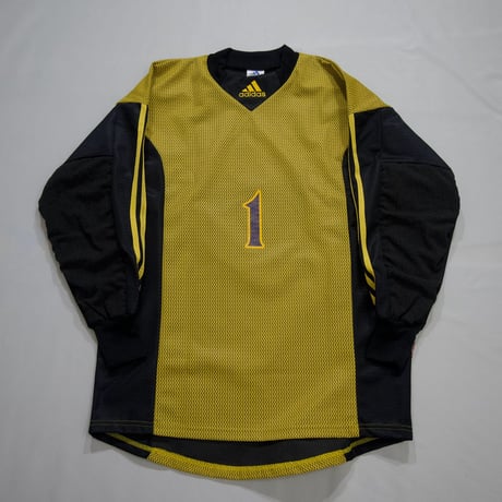 Late90s~Early00s Adidas UK made GORE WINDSTOPPER Succer Keeper Pullover L/S Game Shirts