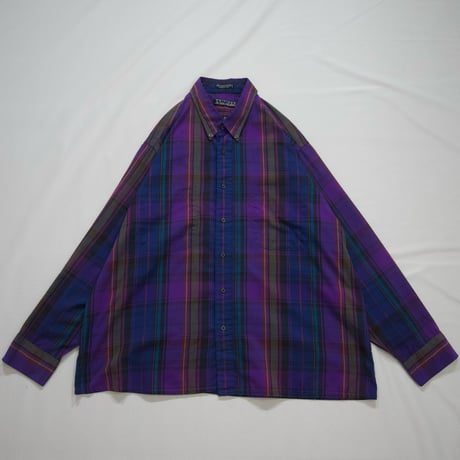 90s EDITIONS by VAN HEUSEN Tartan Check “Punk Spice” L/S BD Shirts