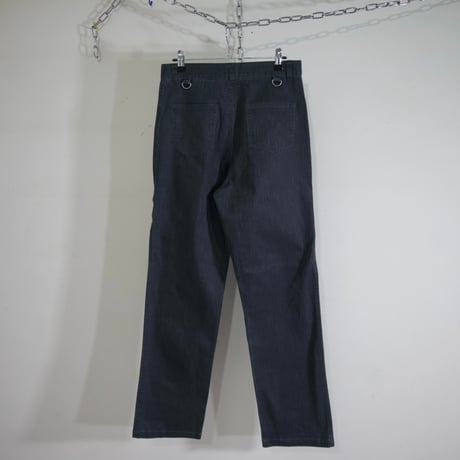 SLASH NUMBER Triplet Bondage Belt Denim