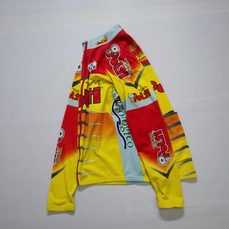 1994~2000s Santini Italy Made Cyber Pop Design Cycling Track Jacket