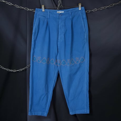 10s c2013 Spring Ne-net Piece Dyeing Embroidery Saruel Pants
