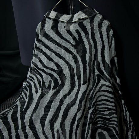 Euro USED Zebra Patterns Sheer L/S Shirts