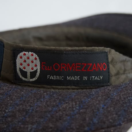 Aquascutum ORMEZZANO Italy made Stripe Wool Felt Hat