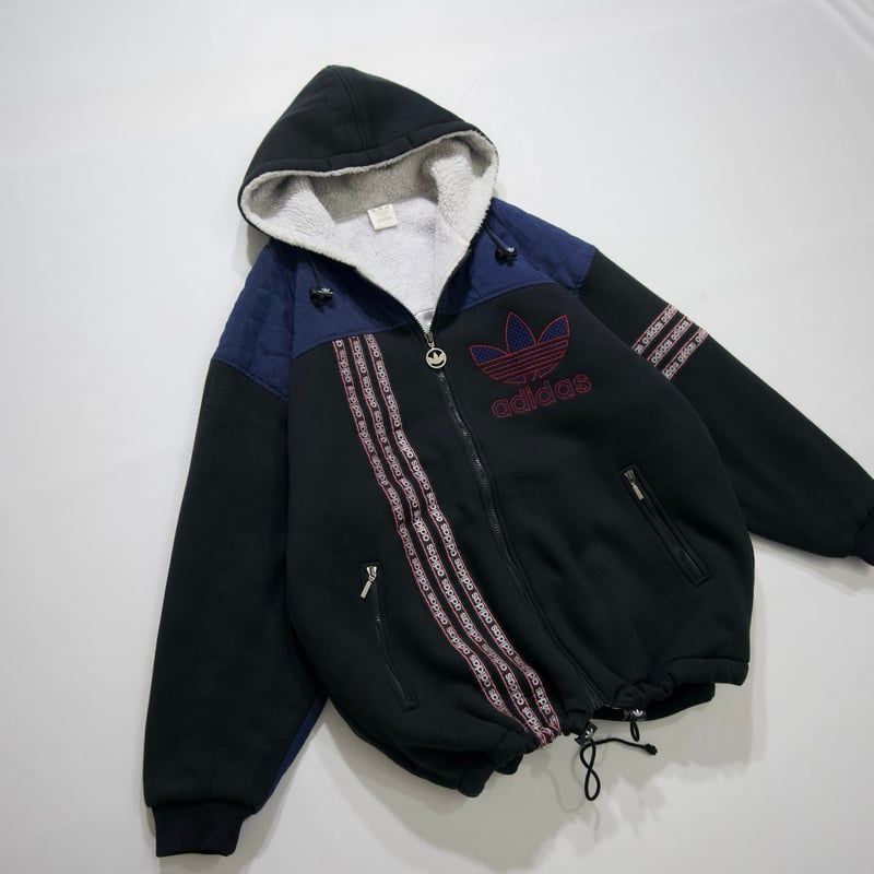 90s Adidas Descente AA-5140 Zip Sweat Hoodie | 90s Adidas Descente AA-5140 Zip Sweat Hoodie |