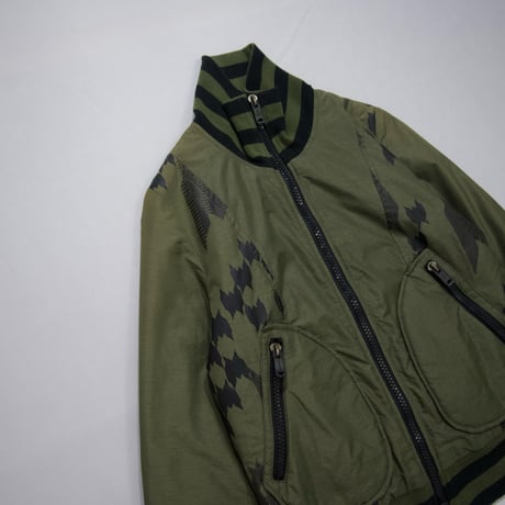 DIESEL Graphic Highneck Bomber Jacket