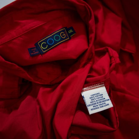 COOGI 2XL Oversized Frocky Print L/S Shirts