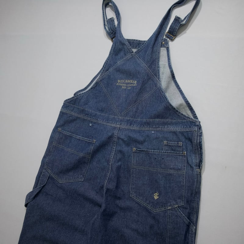 ROCA WEAR ロカウェア　デニム　オーバーオール ROCAWEAR DoubleKnee Carpenter Baggy Denim Overa