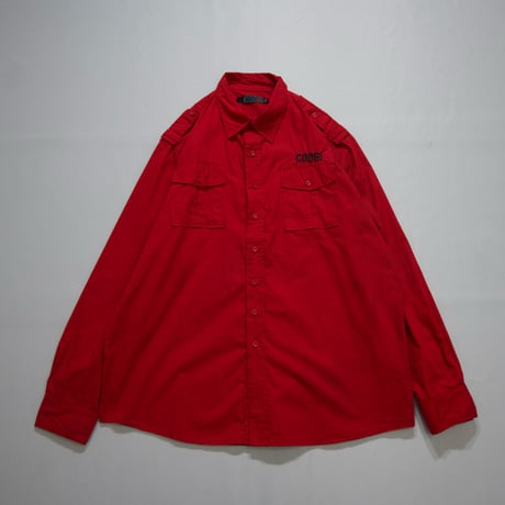 COOGI 2XL Oversized Frocky Print L/S Shirts