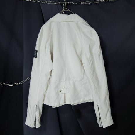 Belstaff Semi Double Deformation Multi Pockets Short Length Nylon Riders Jacket
