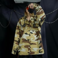 00s PJ MARK “Hip Hop Camouflage” 3XL Open Collar Shirts Jacket