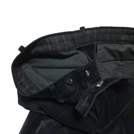 TORNADO MART Velor Flare Pants