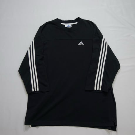 Late90s~Early00s Adidas Back3Line Performance Embroidery Sweatshirt