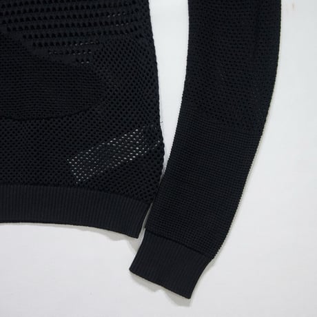 DIESEL Asymmetry Patterns Mesh L/S Tops