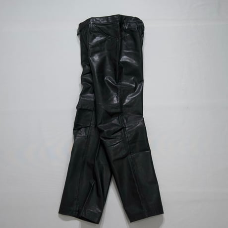 90s~ ABAHOUSE LooseFit Biker type Leather Pants