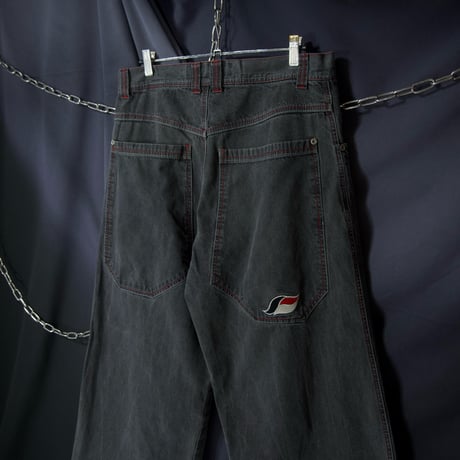 Kikwear Black Raver Denim