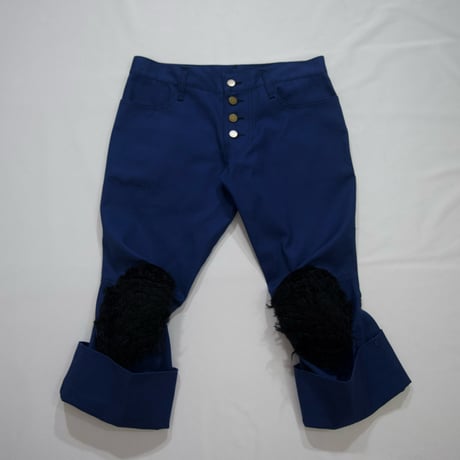 90s Christopher Nemeth Draping Fur Switching Pants