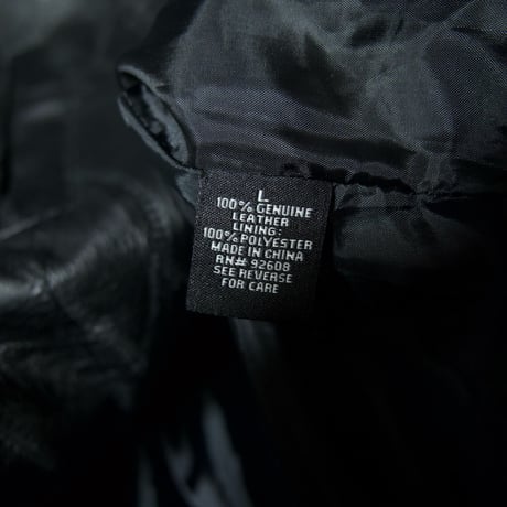 USED TSUGIHAGI Leather Boa Collar Chester Gang Coat